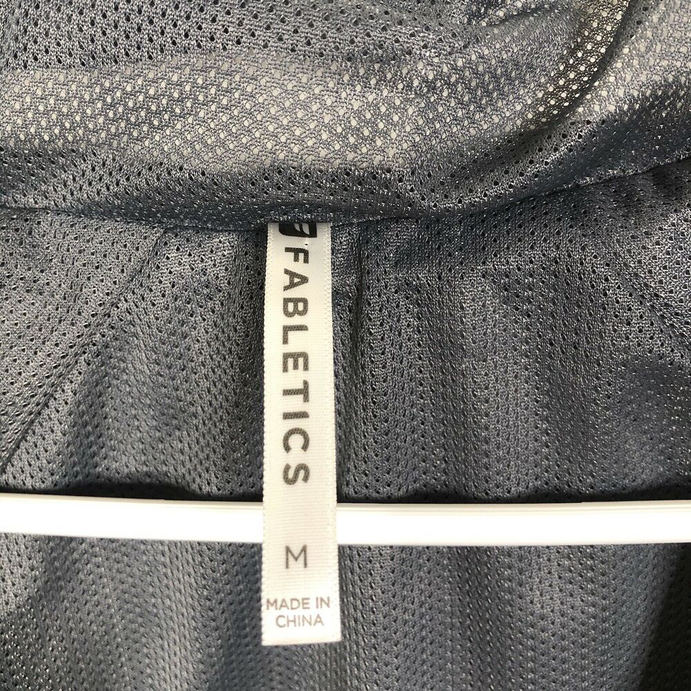 Fabletics Danielle Pullover Grey Pink Hooded Outd… - image 6
